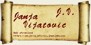 Janja Vijatović vizit kartica